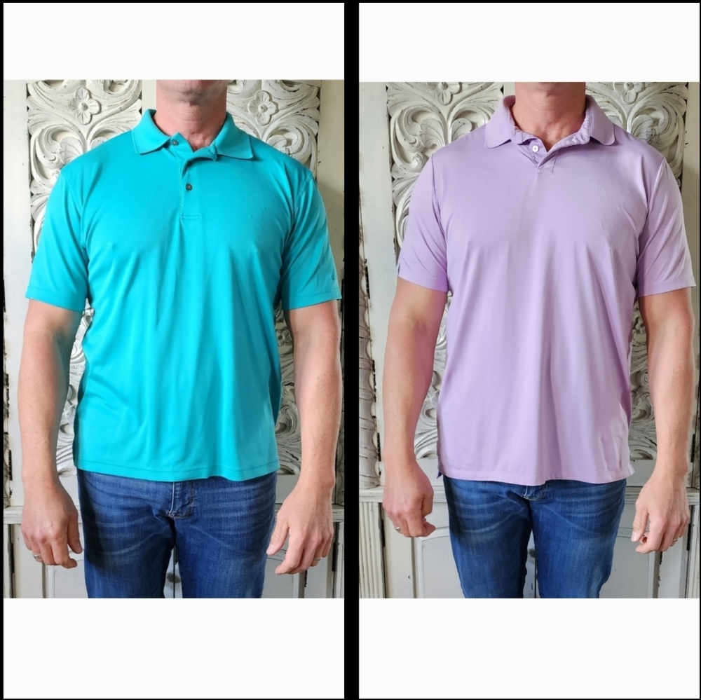 Bundle 2 golf polo shirts